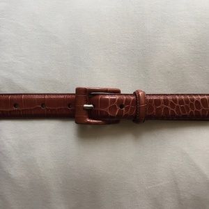 Lauren Ralph Lauren Leather Reptile print belt. 41